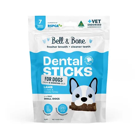 Bell & Bone Dental Sticks - Lamb, Mint & Manuka Honey