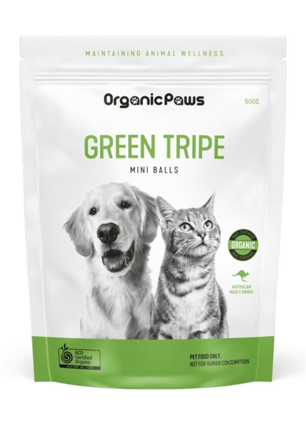 Organic Paws Green Tripe Balls