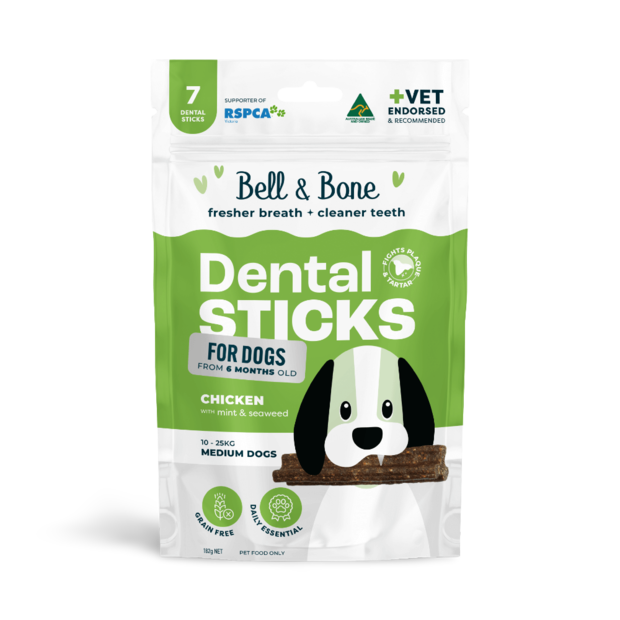 Bell & Bone Dental Sticks - Chicken, Mint & Seaweed